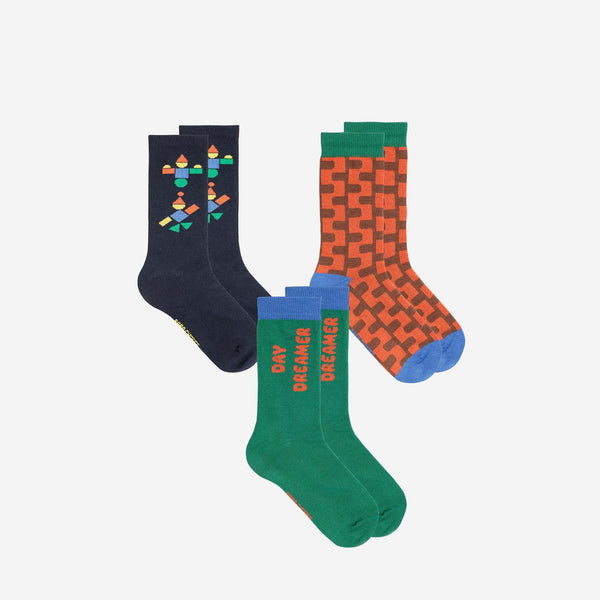 Day dreamer socks pack x 3