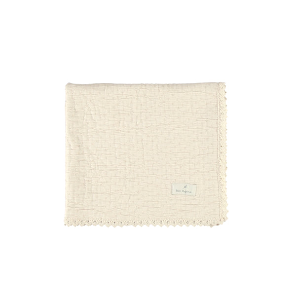 Chenille Natural Lumi Blanket