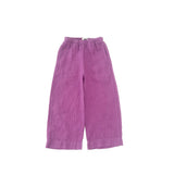 Purple stripped spencer and Purple Linen Trousers