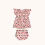 Felicite poppy Blouse & Bloomer
