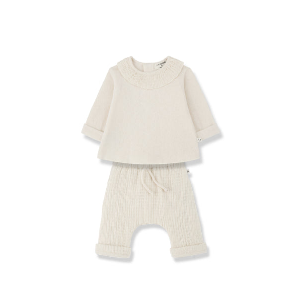 Ecru Erola & Ramon Baby Outfit Set