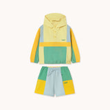 Color Block Jacket & Shorts