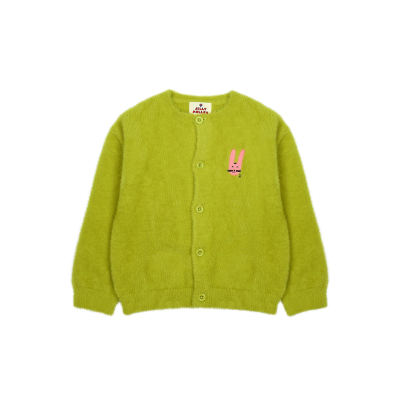 Lime Rabbit Cardigan