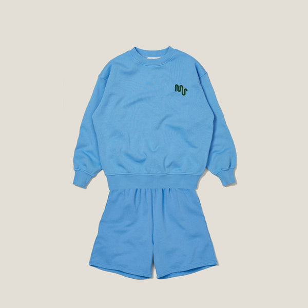 Bonnie Blue Sweatshirt & Long Short "Outfit Set"