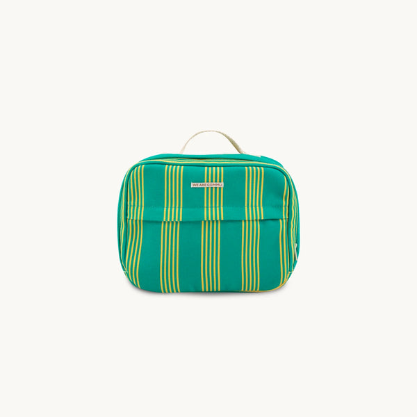 GOMMU STRIPED POUCH *GREEN*