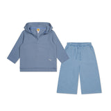 Blue Lightweight hoodie & Trouzers