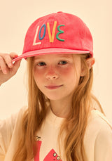 Red Love Rope Cap