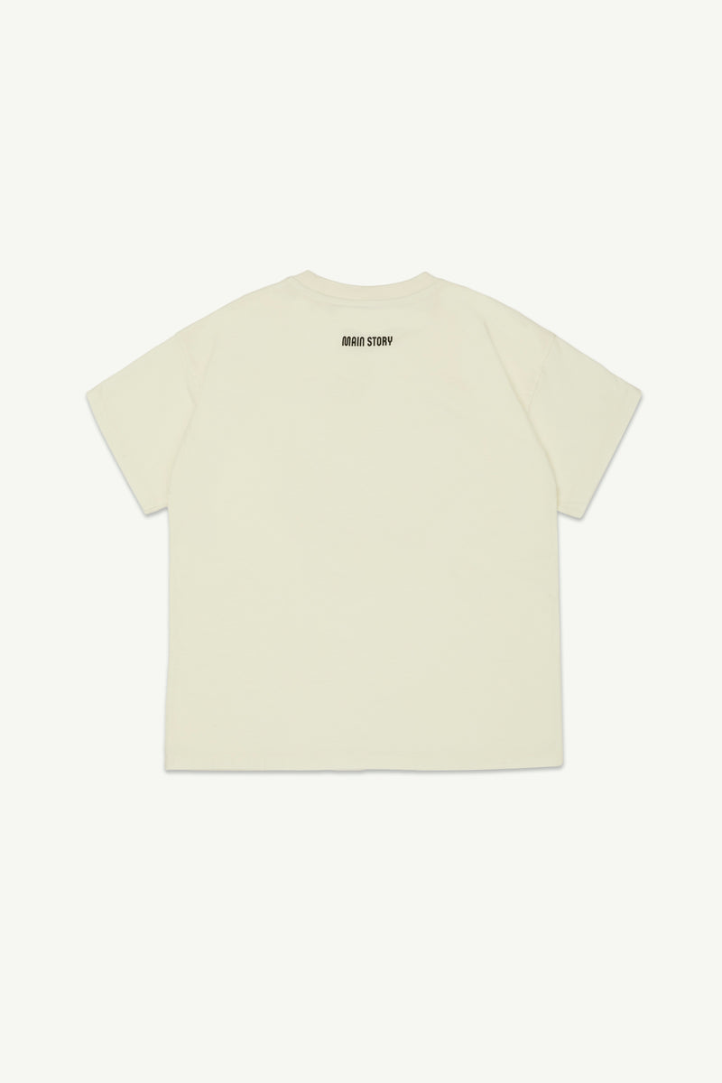 White Oversized Tee