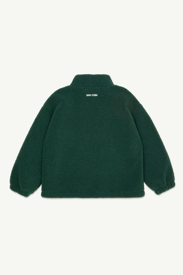 Green Teddy Polar Jacket