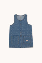 Dots Flowers Denim Jacket & Dress
