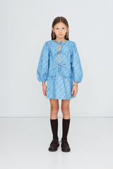 Geese Poplin Blouse & Skirt