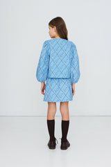 Geese Poplin Blouse & Skirt