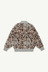 Grey Melange Mini Splodge Cardigan