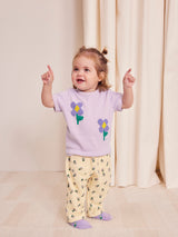 Baby Pansy Flower T-shirt & Leggings "Outfit Set"