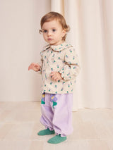 Baby Pansy Flower blouse & Pants "Outfit Set"