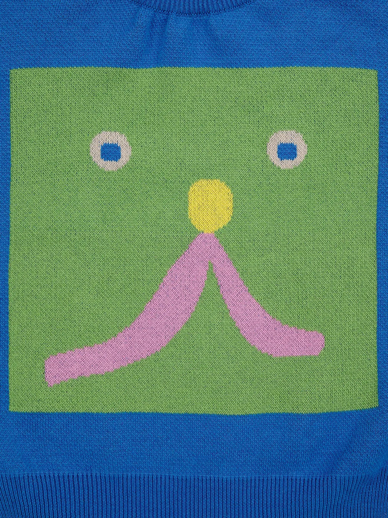 Funny Face jacquard jumper