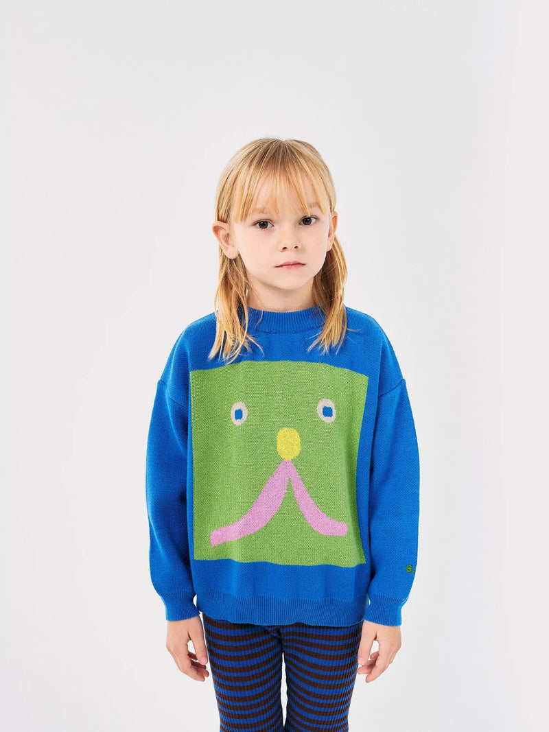 Funny Face jacquard jumper