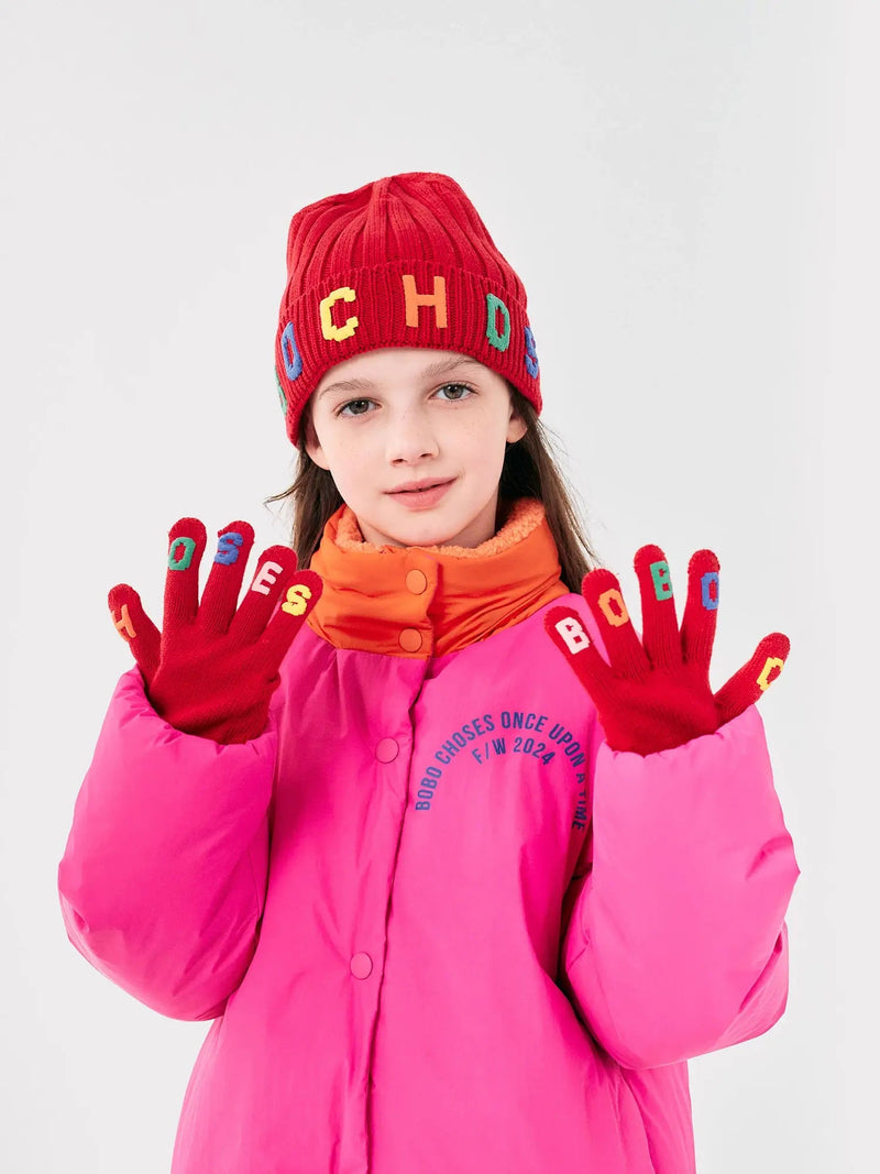 Bobo Choses beanie & Knitted gloves