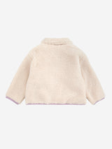Game Pawns All Over Reversible Sheepskin Jacket - baby