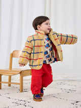 Stripe color sheepskin jacket - Baby
