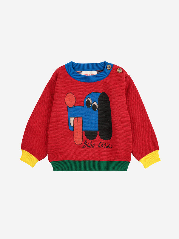 Doggy Mate Jumper & Color Block Pants - baby