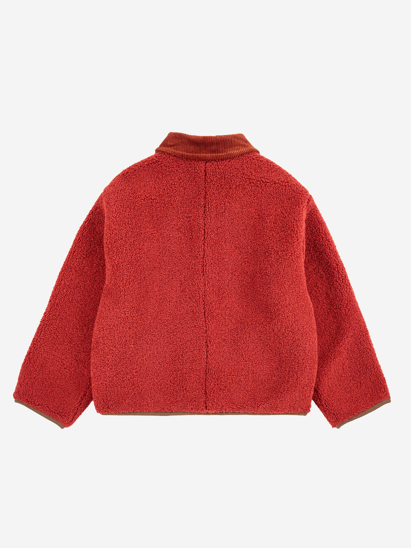 Multicolor Tiles Reversible Sheepskin Jacket