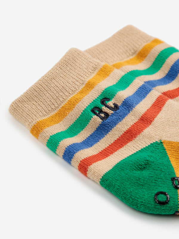 Stripes anti-slip socks- baby