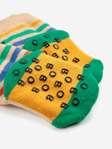 Stripes anti-slip socks- baby