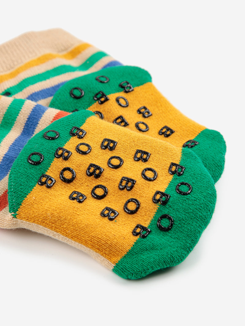 Stripes anti-slip socks- baby