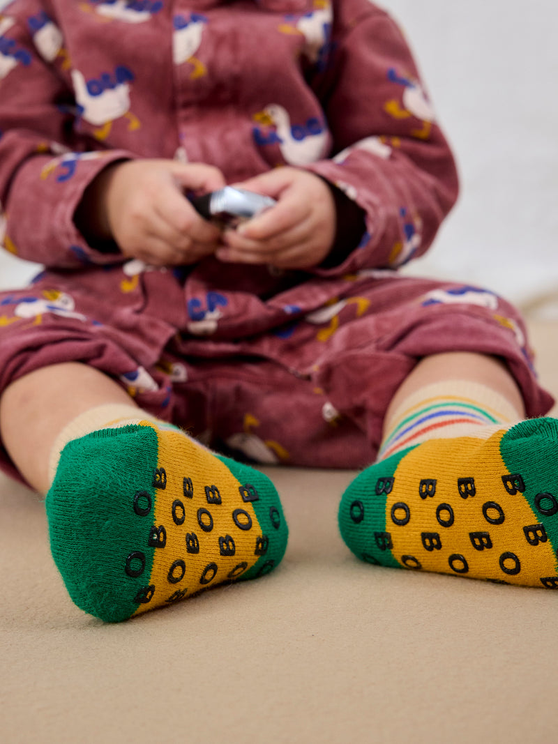 Stripes anti-slip socks- baby
