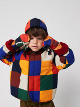 Multicolor Tiles Reversible Sheepskin Jacket
