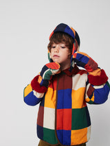 Multicolor Tiles Reversible Sheepskin Jacket