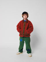 Multicolor Tiles Reversible Sheepskin Jacket