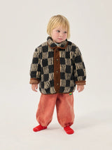 Baby Moiré all over Sheepskin Jacket