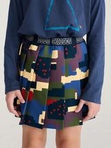 Paint Forest all over Jumper & Skirt
