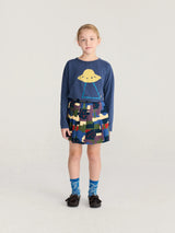 Paint Forest all over Jumper & Skirt