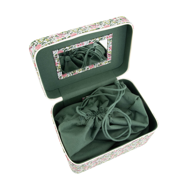 LIBERTY STRAWBERRY TREE GREEN BEAUTY BOX "Large"