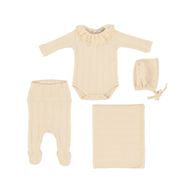 Natural Bebe 4 Pieces Baby Set