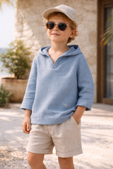 Blue Lightweight hoodie & Trouzers