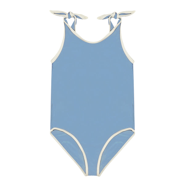 ELIZABETH SWIMSUIT & MATCHING SHORTS - BLUE POPPY