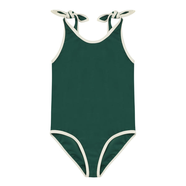 ELIZABETH SWIMSUIT & MATCHING SHORTS - OXFORD GREEN