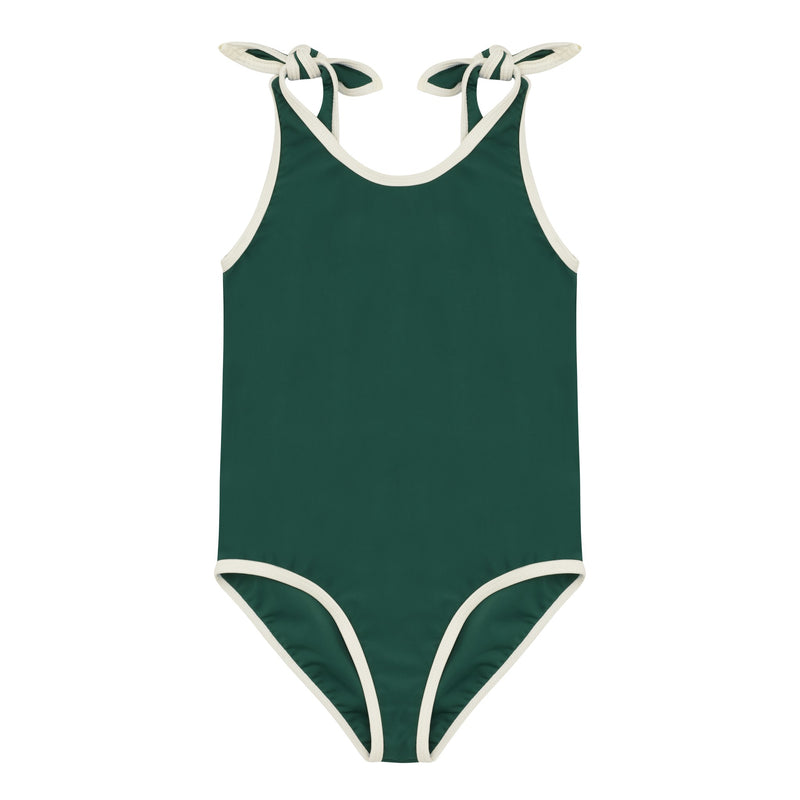 ELIZABETH SWIMSUIT & MATCHING SHORTS - OXFORD GREEN
