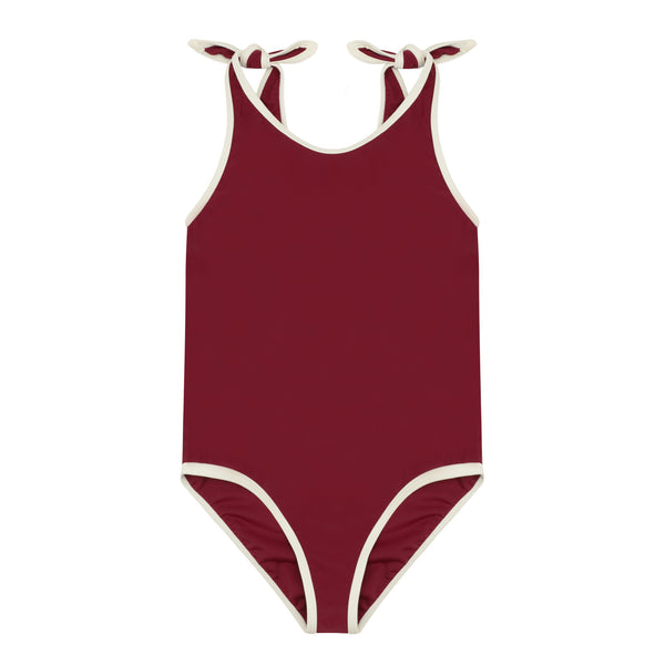 ELIZABETH SWIMSUIT & MATCHING SHORTS - RUBY RED