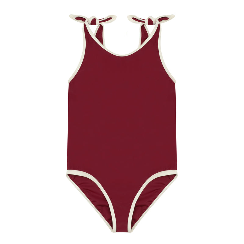ELIZABETH SWIMSUIT & MATCHING SHORTS - RUBY RED