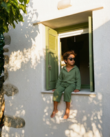 Green Lightweight hoodie & Trouzers