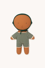 GOMMU MICRO STRIPES SHORT ONE-PIECE *GREEN*