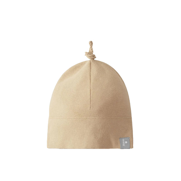 BEANIE WITH KNOT | SAND