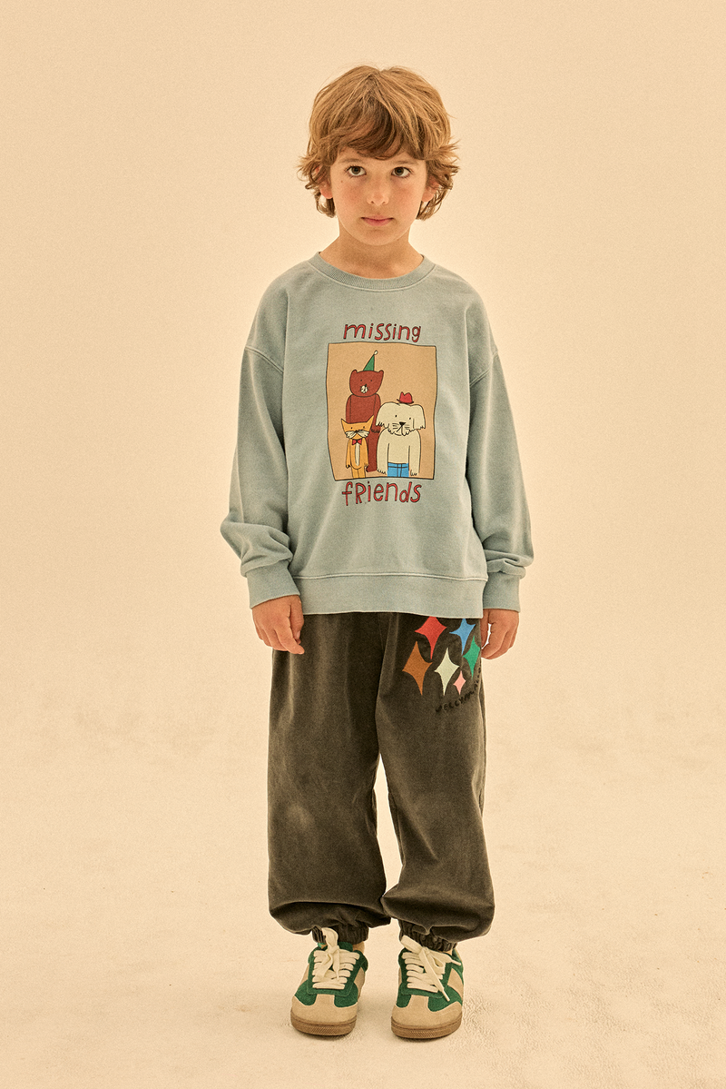 Animal friends Pignment Sweatshirt & Corduroy Pants