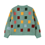Square Block Cardigan