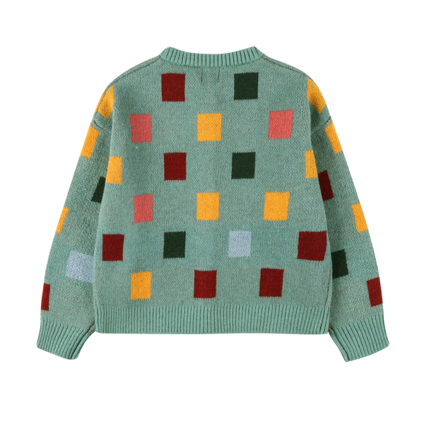 Square Block Cardigan